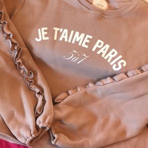 Cinq a sept Cropped Sweatshirt